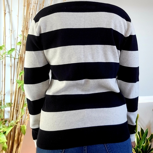 Zara womens/men's striped pullover shirt - Picture 4 of 5